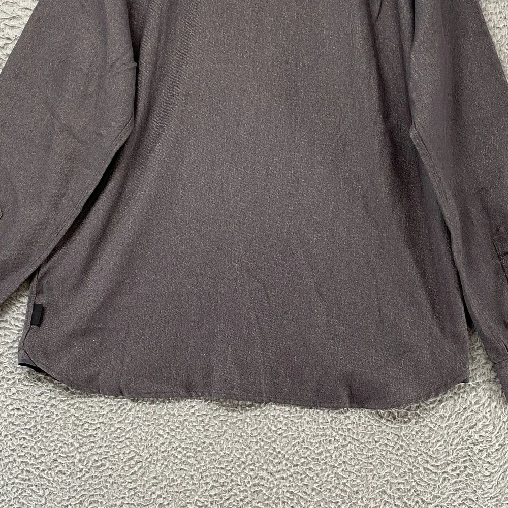 The North Face Shirt Mens Large Gray Midweight Long Sleeve Knit Everyday